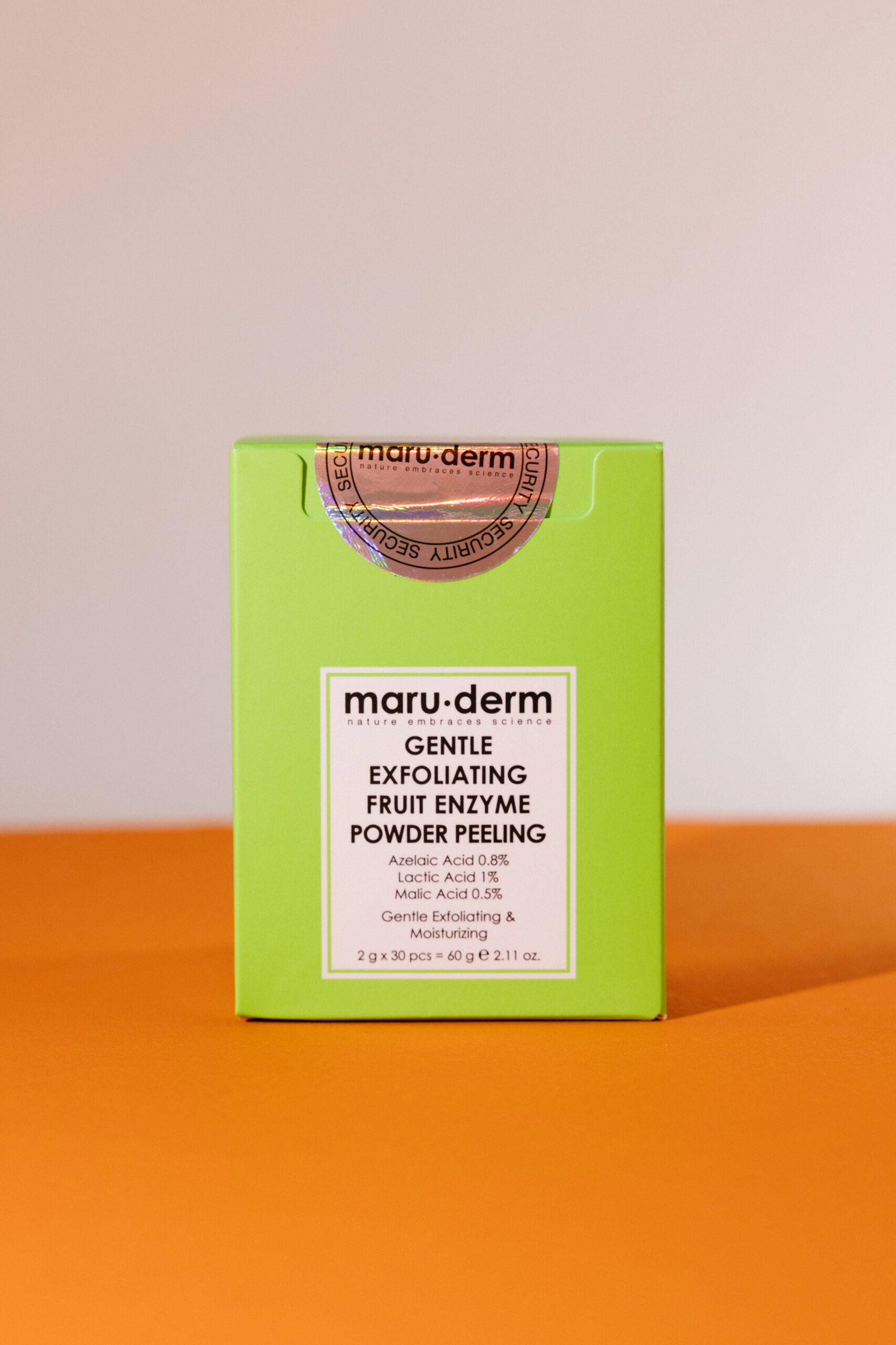 

Деликатная энзимная пудра Maruderm Gentle Exfoliating Fruit Enzyme Powder Peeling 60г (30*2гр)