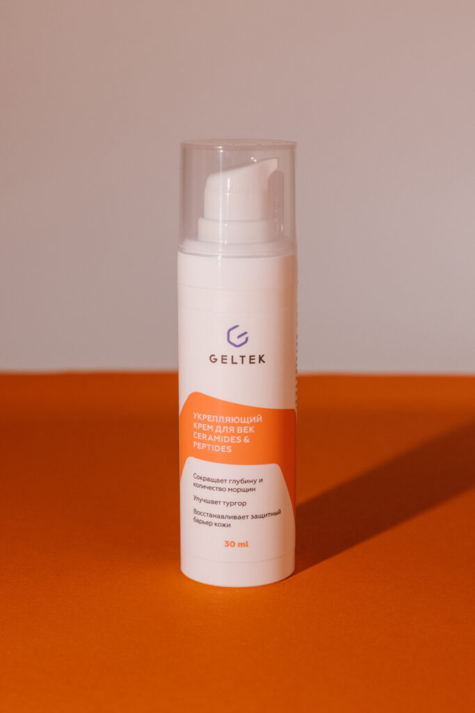 Укрепляющий крем для век Geltek Ceramides & Peptides 30ml