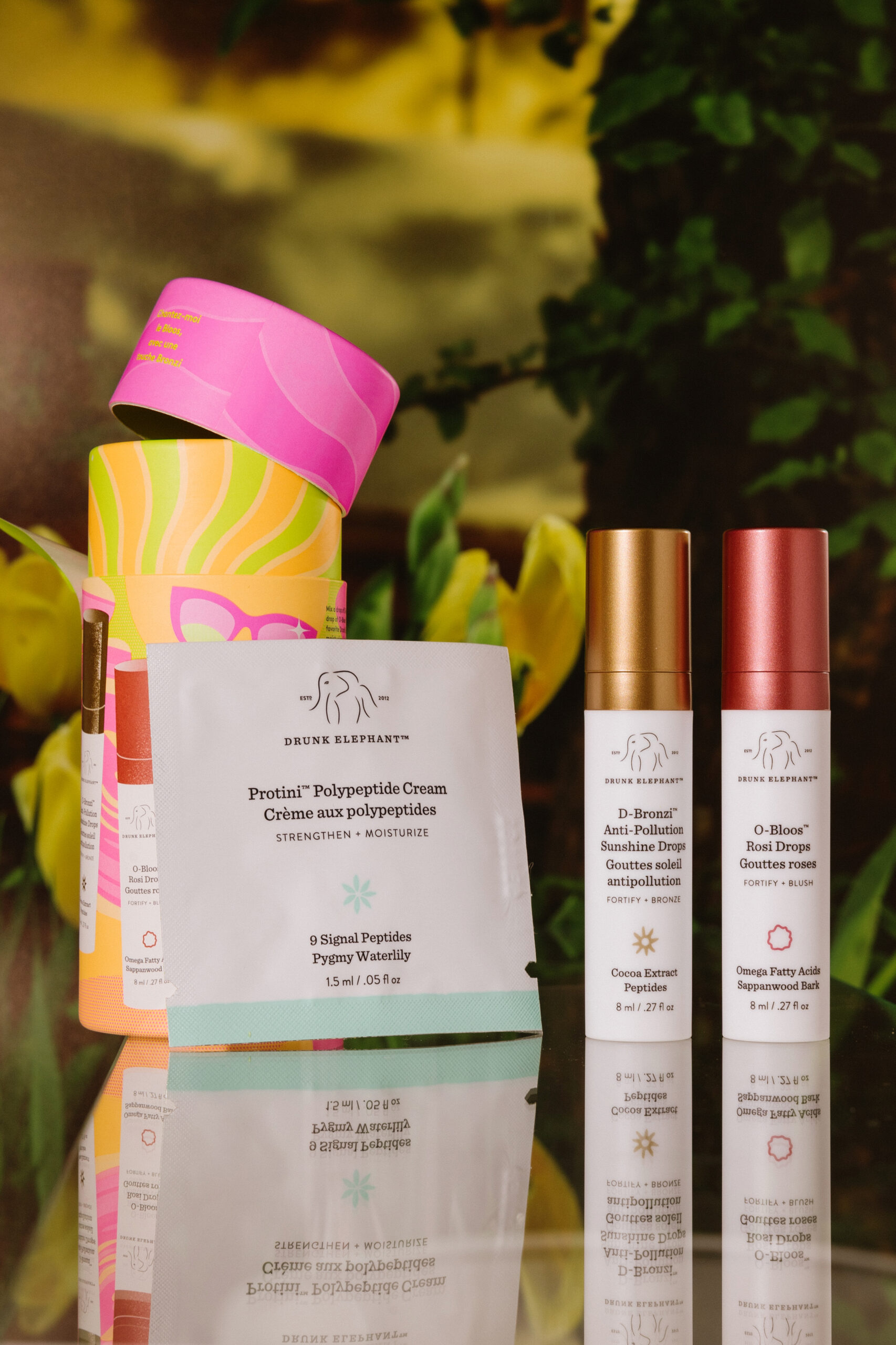 

Дуэт бронзера и румян Drunk Elephant Bronzi and the Bloos 8ml/8ml