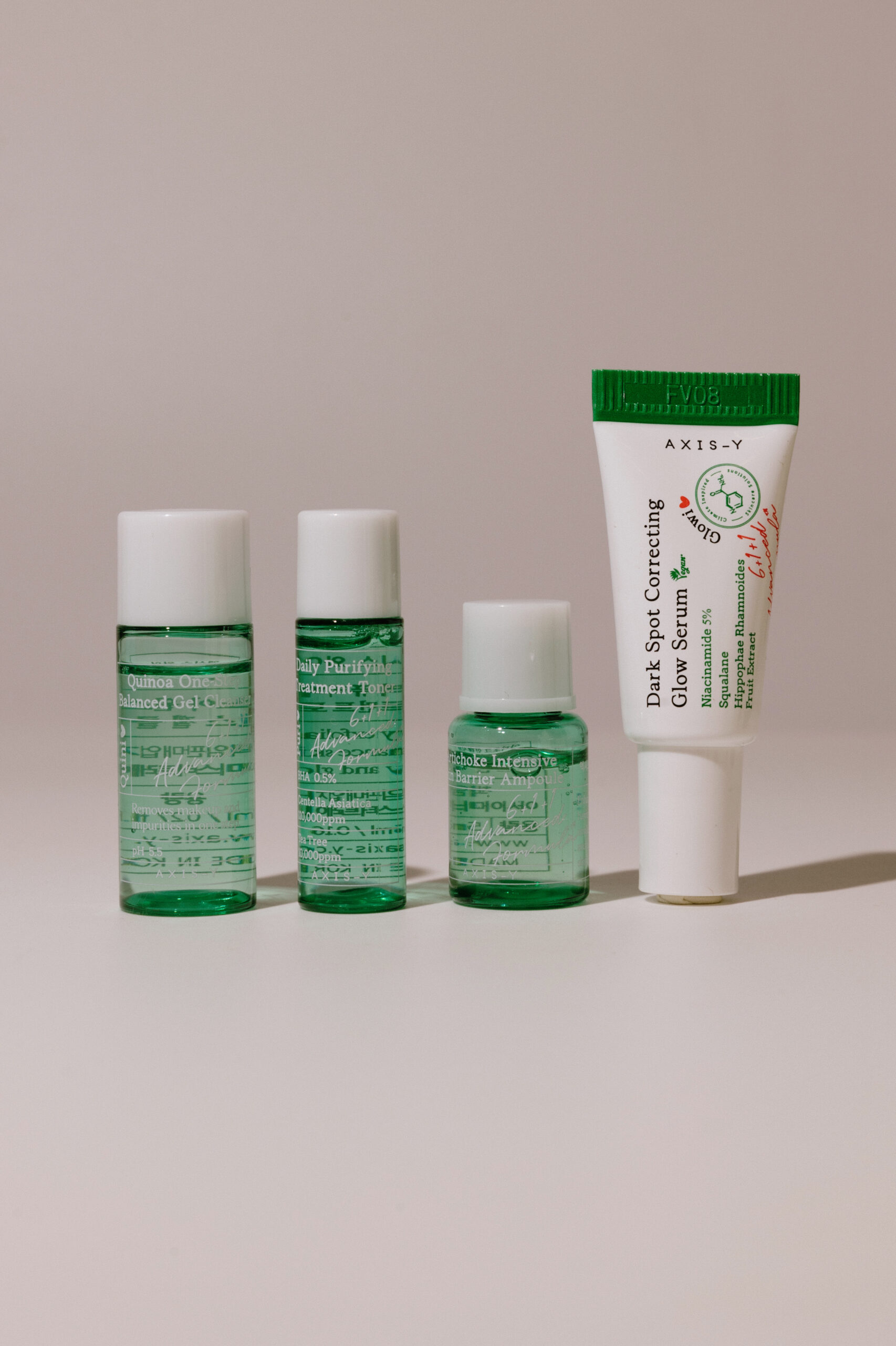

Набор для супер сияния AXIS-Y The Mini Glow Set 8ml/5ml/5ml/5ml