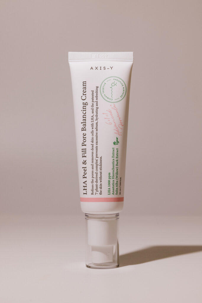 Корректирующий крем для лица с LHA кислотой AXIS-Y LHA Peel&Fill Pore Balancing Cream 50ml