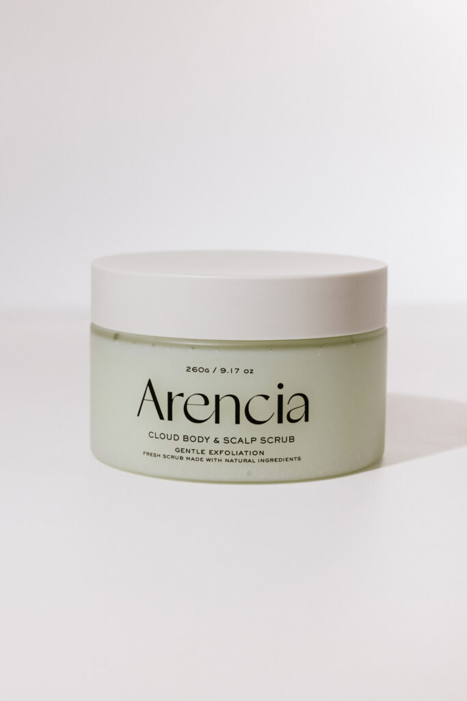 Скраб для тела и кожи головы Arencia Fresh Body&Scalp Cloud Scrub [Geranium&Primrose] 260g