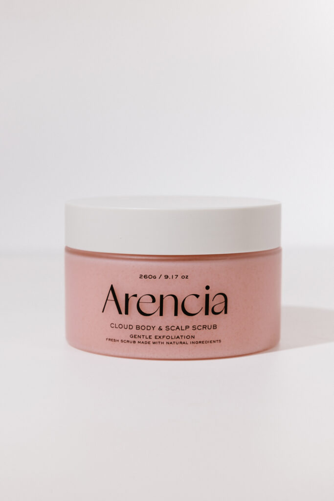 Скраб для тела и кожи головы Arencia Fresh Cloud Body&Scalp Scrub [Lavender&Pear] 260g