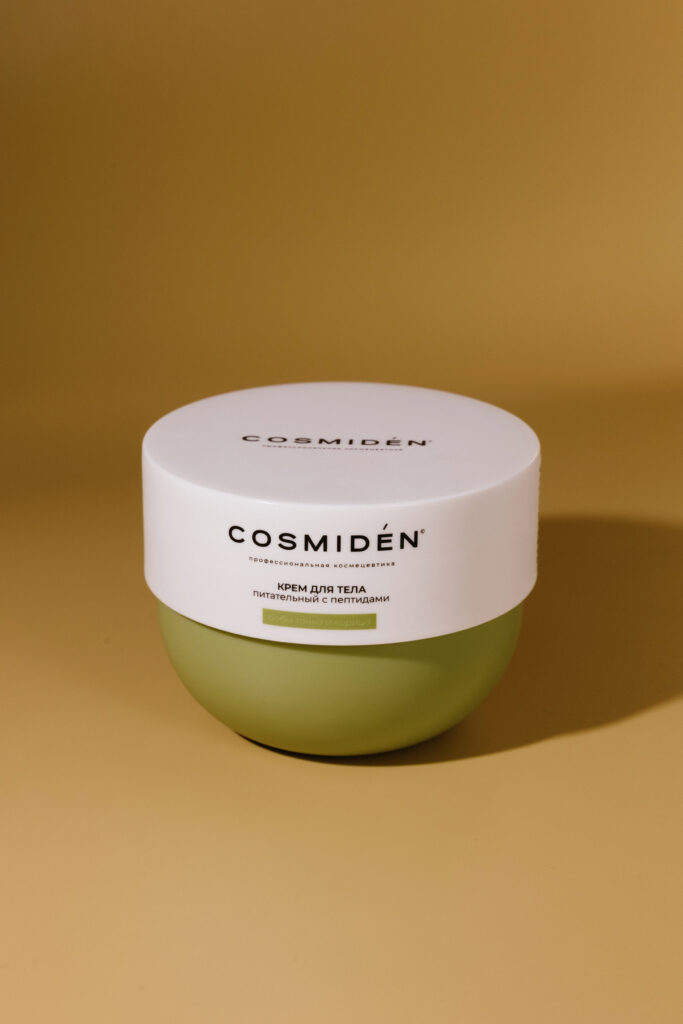 Питательный крем для тела с пептидами Бобы тонка и корица COSMIDEN 250ml