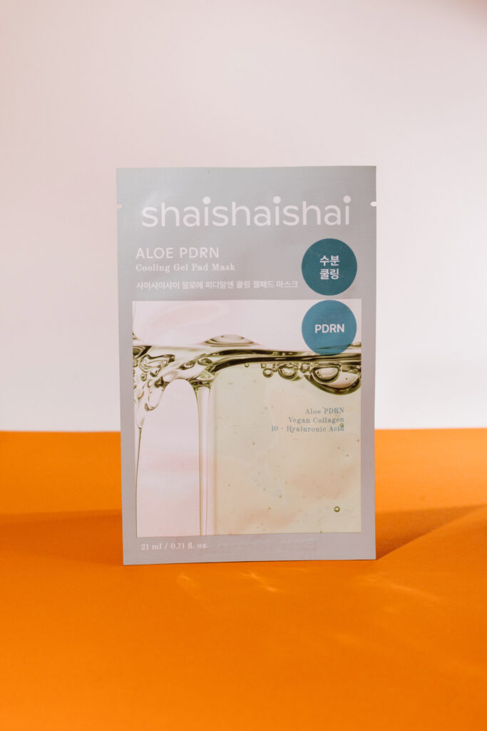 Охлаждающая гелевая маска SHAISHAISHAI Aloe PDRN Cooling Gelpad mask 21ml