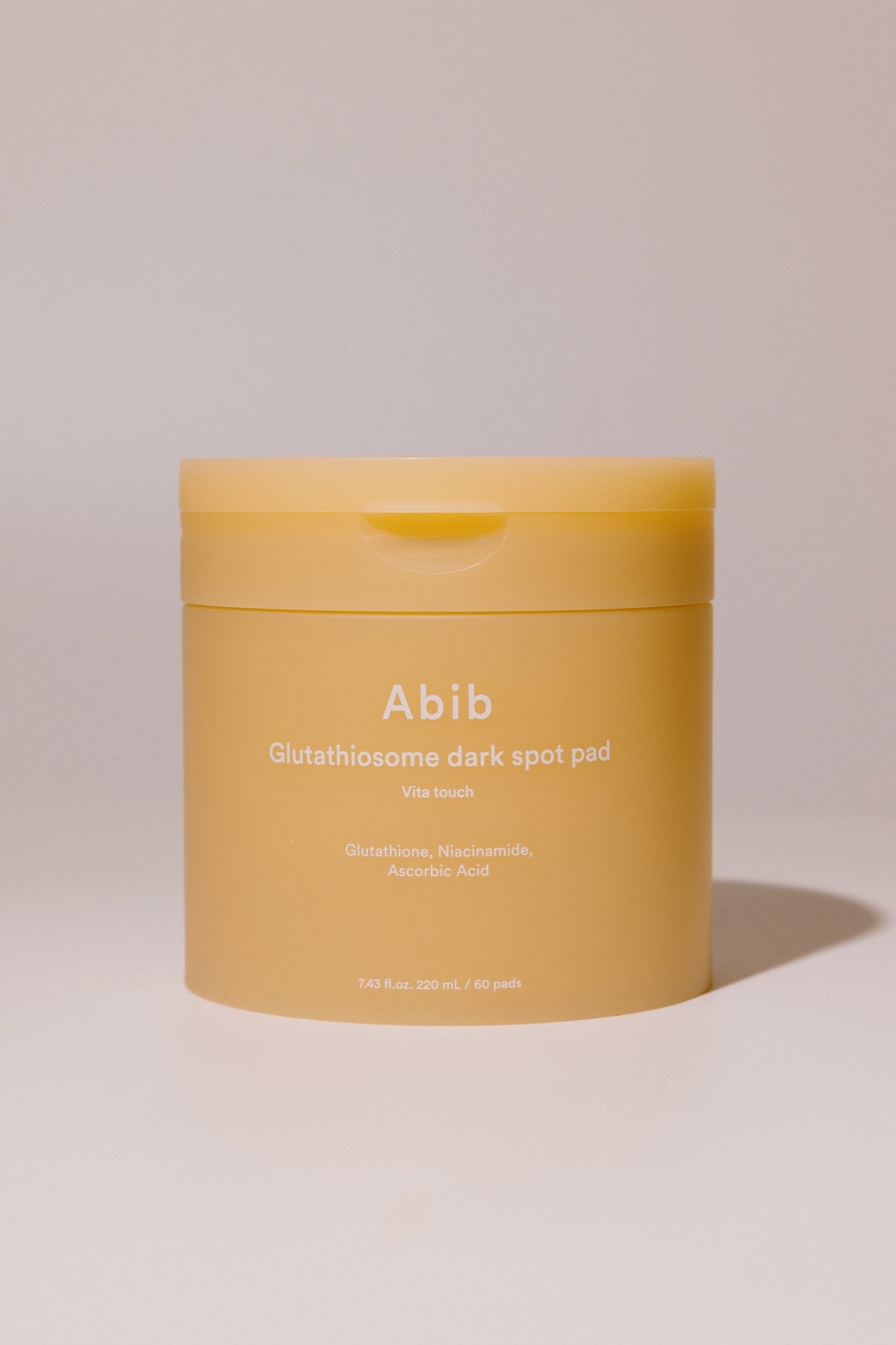 

Осветляющие тонер-пэды Abib Glutathiosome Dark Spot Pad (60шт) 210ml