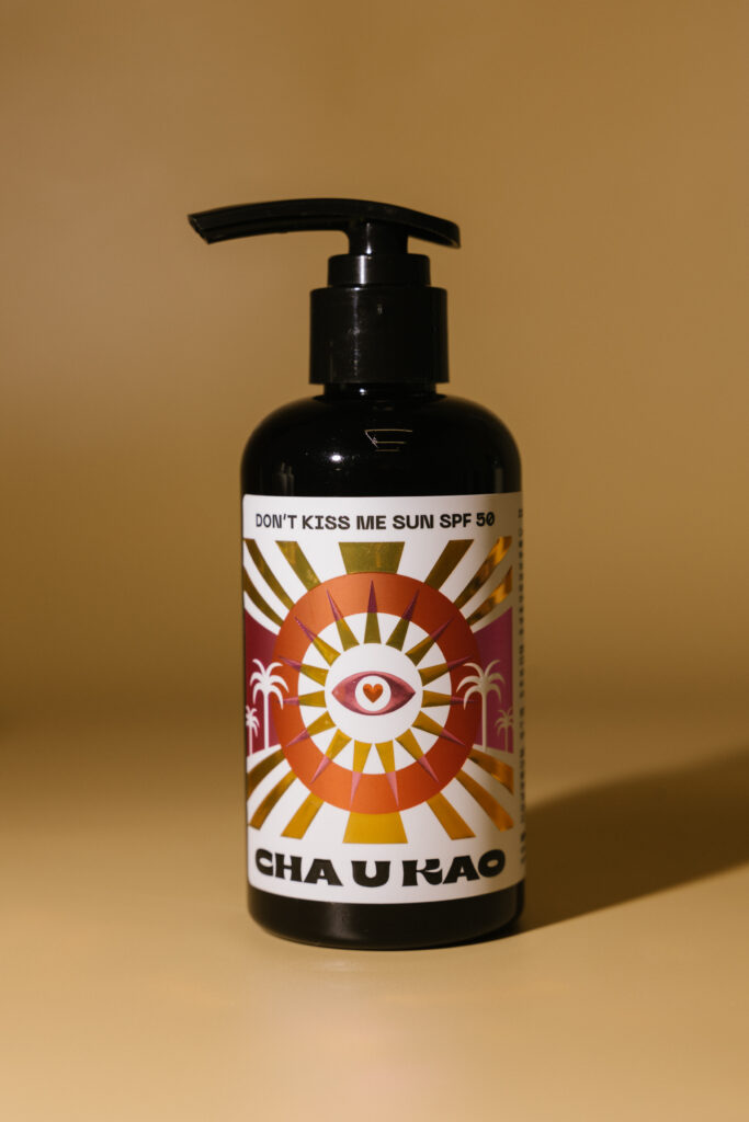 Солнцезащитный крем для лица и тела CHA U KAO DON’T KISS ME SUN SPF 50 200мл