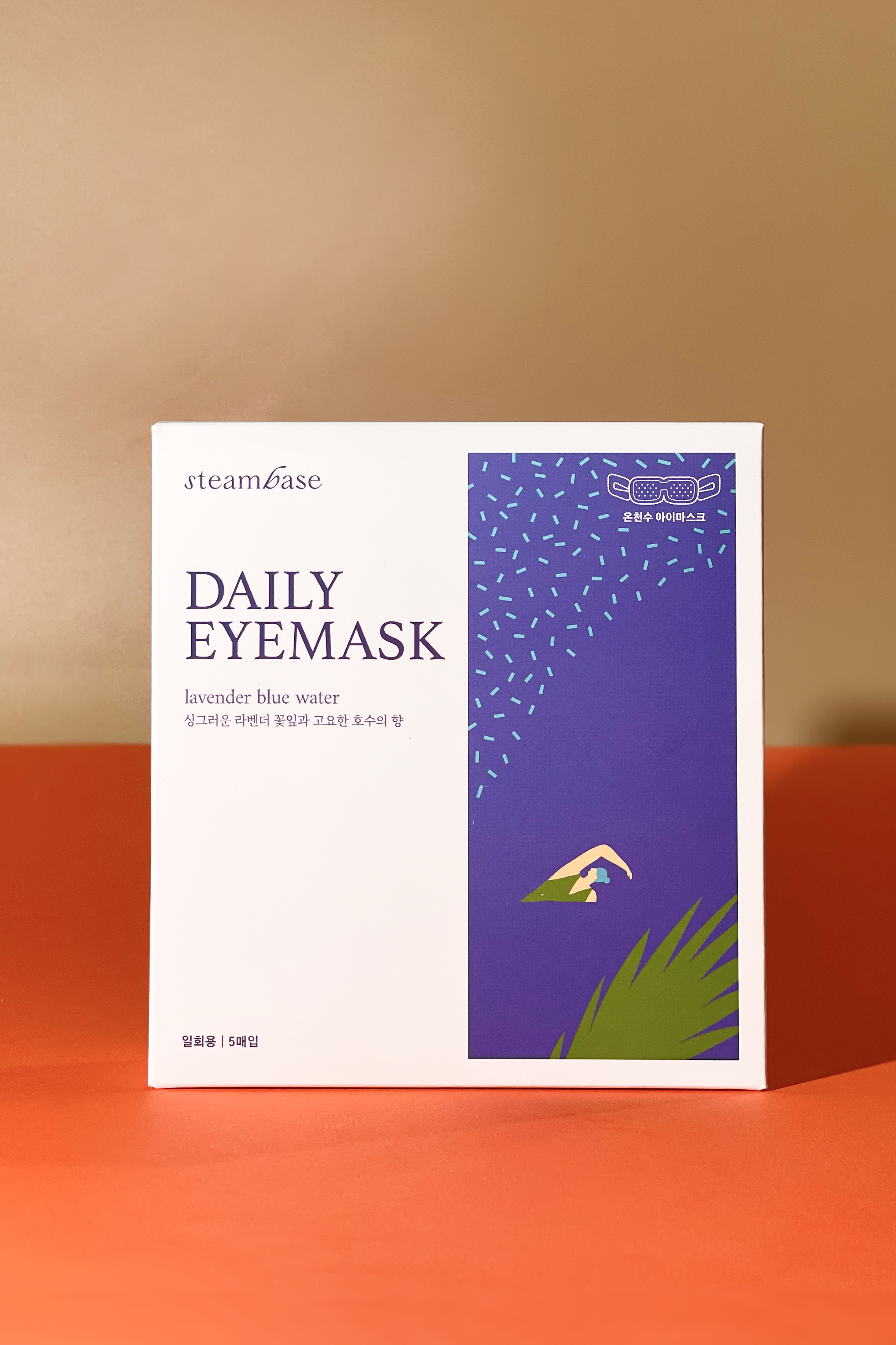 

Набор паровых масок для глаз Steambase Daily Eyemask [Lavender Blue Water] 5*50g