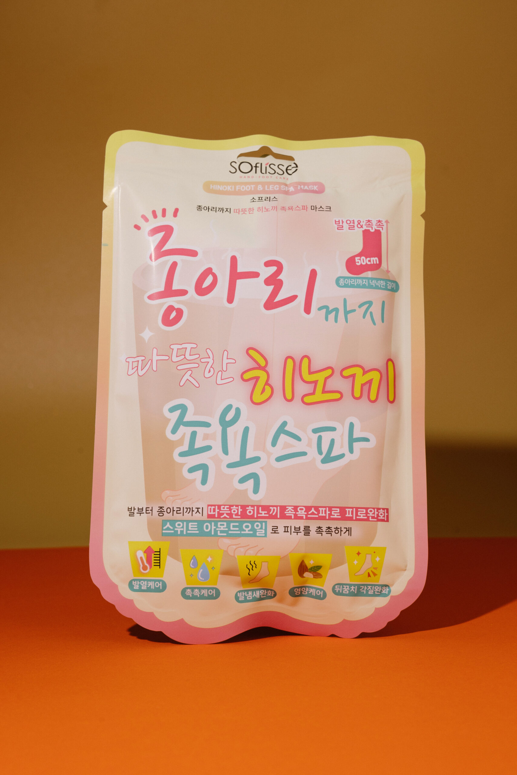 

Согревающая маска для ног soflisse Hinoki Foot & Leg Spa Mask 60g