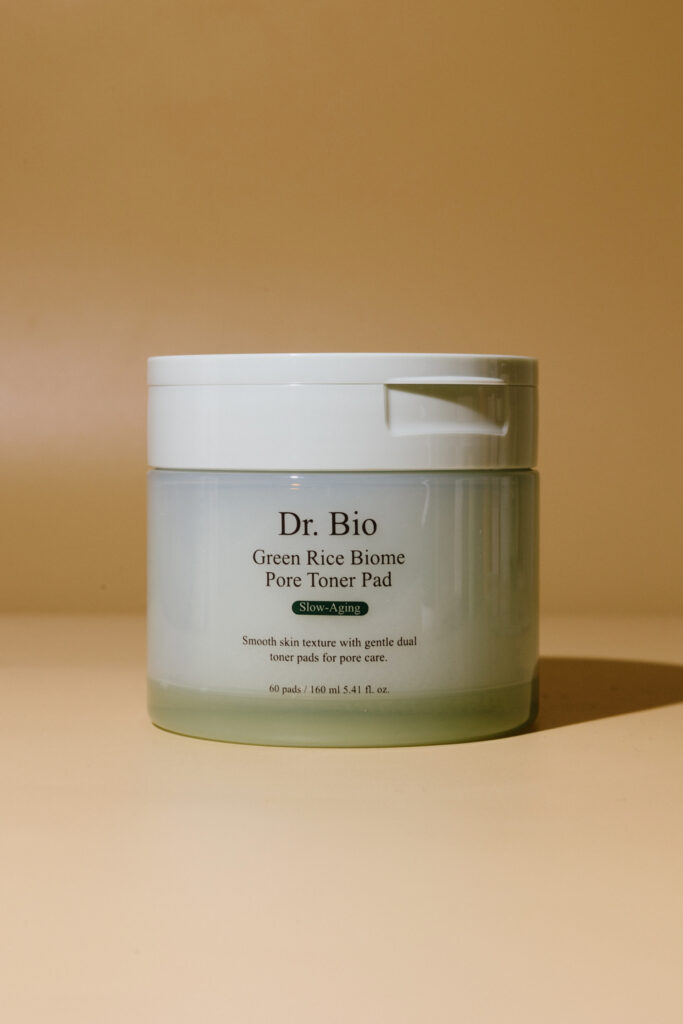 Пилинг-пэды с экстрактом риса и пребиотиками Dr. Bio Green Rice Biome Pore Toner Pad 160ml (60шт)