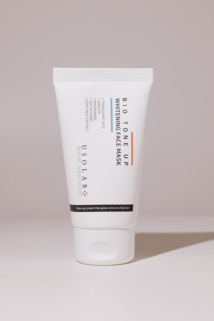 Маска для выравнивания тона кожи USOLAB Bio Tone Up Whitening Face Mask 50ml
