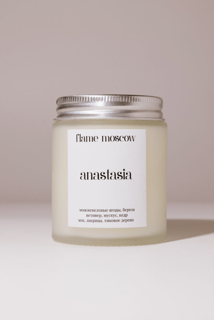 Свеча матовая Flame Moscow Anastasia 110ml