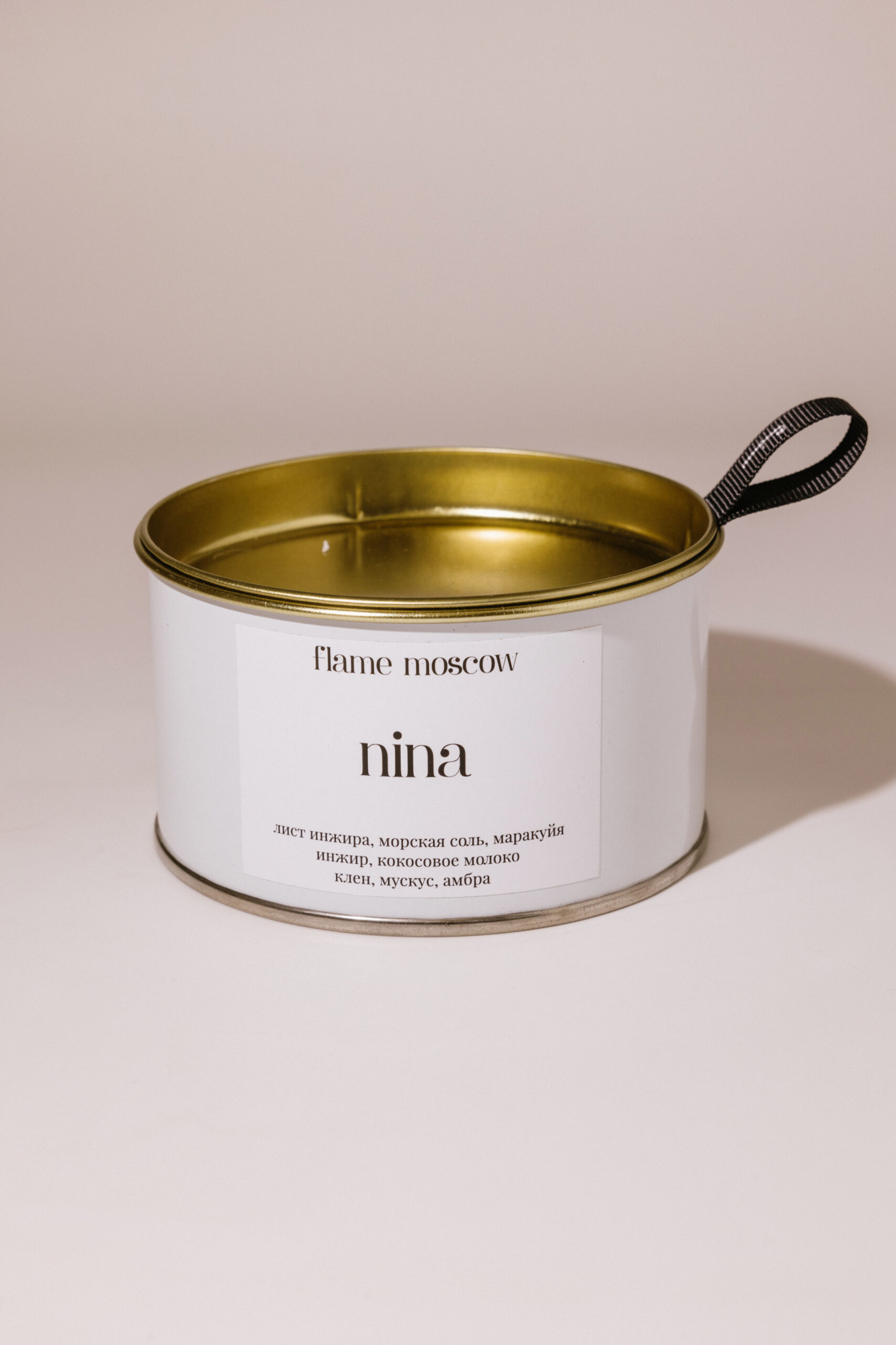 Свеча в металле Flame Moscow Nina 310ml 3400₽