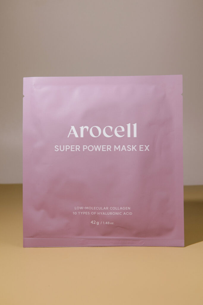 Концентрированная ампульная маска с низкомолекулярным коллагеном Arocell Super Power Mask EX 42g