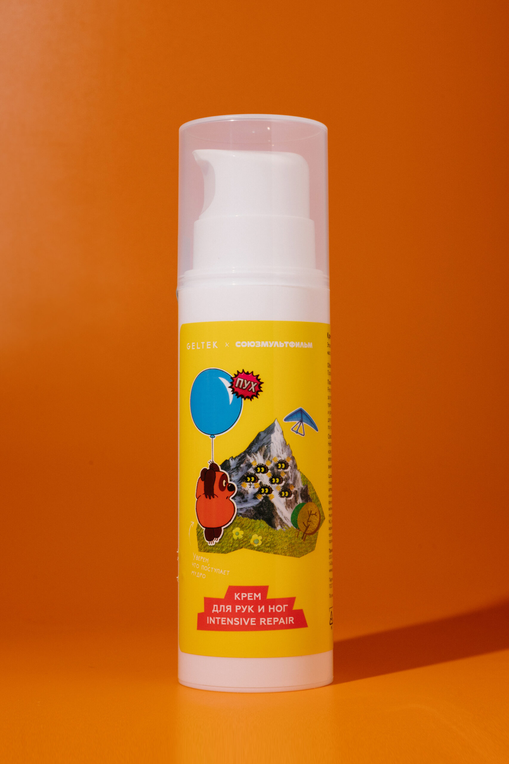 

Крем для рук и ног Intensive Repair 240ml Geltek x Союзмульфильм