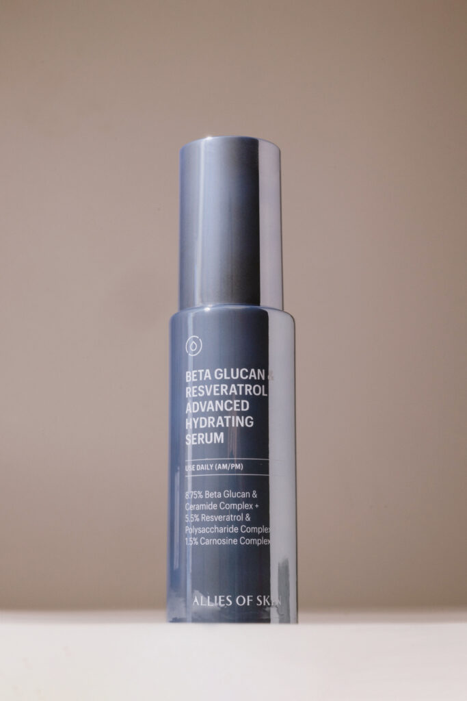 Восстанавливающая сыворотка с бета-глюканом и ресвератролом ALLIES OF SKIN Beta Glucan&Resveratrol Advanced Hydrating Serum 30ml